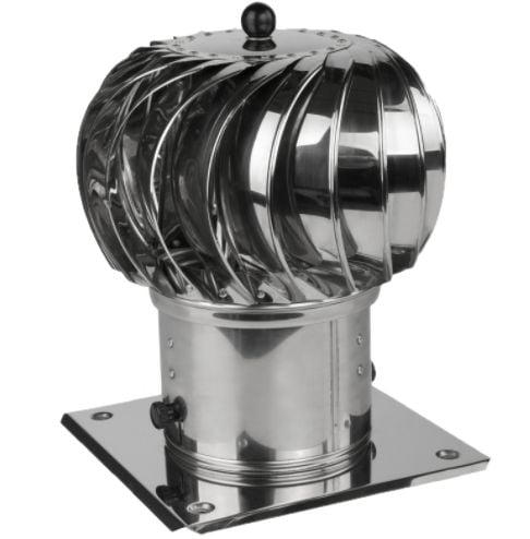 Baldrex vent. fi200 podstava štvorec inox