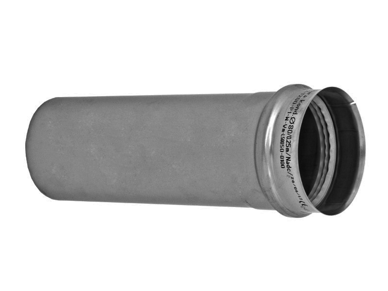 Nerezová rúra o80/1000mm pre plynový kotol