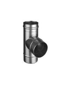 Nerezový T-kus o120/90°/0,6mm